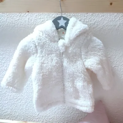 Veste polaire à paillettes bébé fille -3 mois - Comme neuve - Orchestra